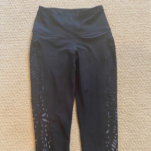 90 Degree by Reflex Laser Cut Crop Legging